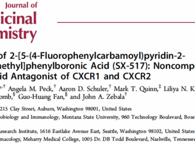Syntrix publication in Journal of Medicinal Chemistry